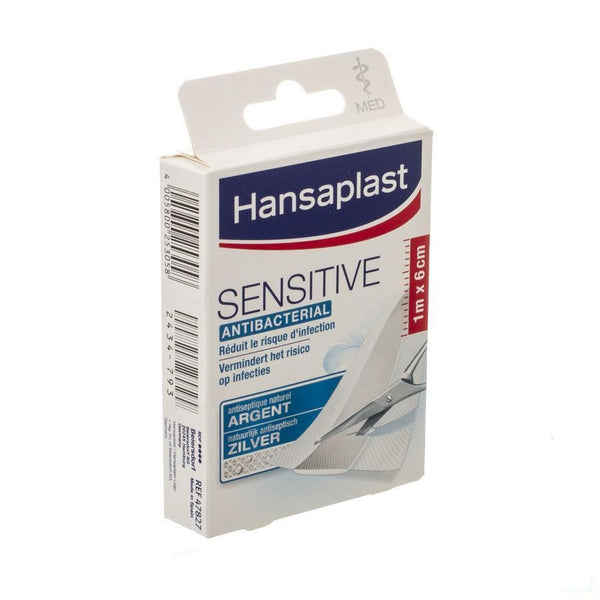 Hansaplast Med Sensitive 1mx6,00cm - Beiersdorf - InstaCosmetic