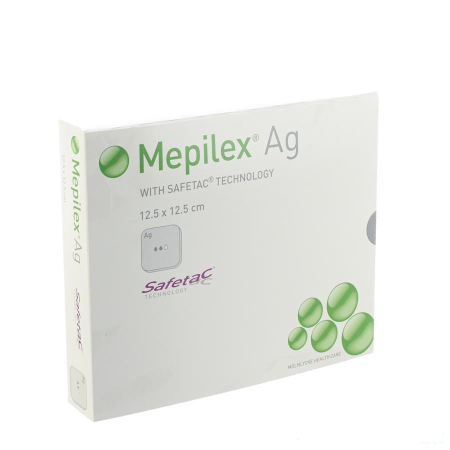 Mepilex Ag Verband Steriel 12,5x12,5cm 5 287121