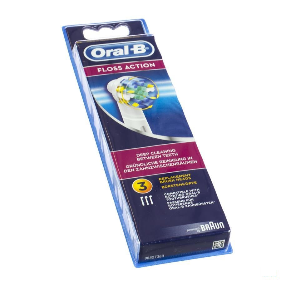 Oral B Refill Eb25-3 Floss Action 3-pack - Opzetborstels