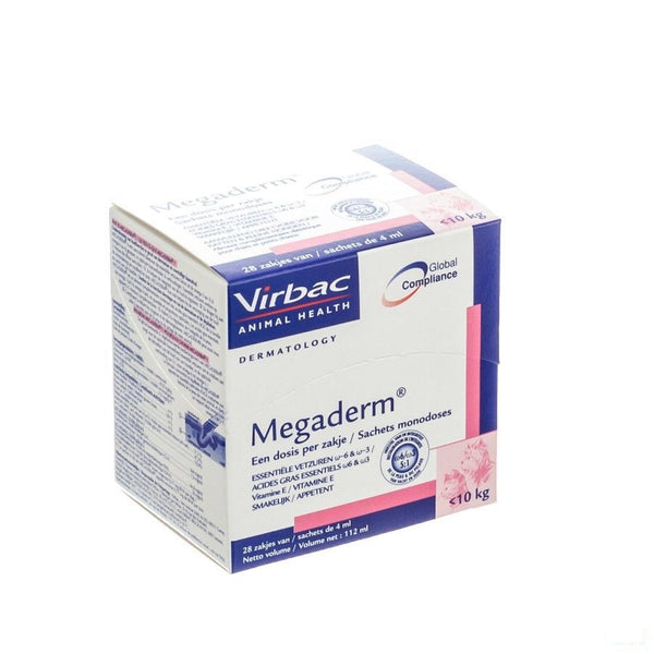 Megaderm Orale Oplossing Unidoses 28 X 4ml - Virbac - InstaCosmetic