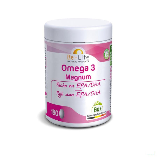 Omega 3 Magnum Be Life Capsules 180 - Bio Life Sprl - InstaCosmetic