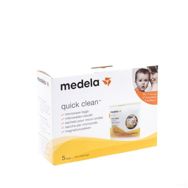Medela Quick Clean Sterilisatiezak Magnetron 5 - Medela Benelux - InstaCosmetic