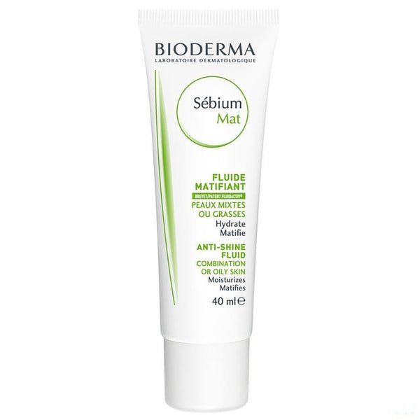 Bioderma Sebium Mat Kleurloos Cr Vette Huid 40ml - Bioderma - InstaCosmetic