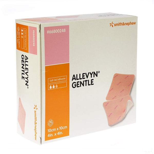 Allevyn Gentle Ster 10,0x10,0cm 10 66800248 - Smith & Nephew - InstaCosmetic