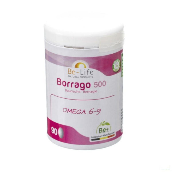 Borrago 500 Be Life Bio Capsules 90 - Bio Life Sprl - InstaCosmetic