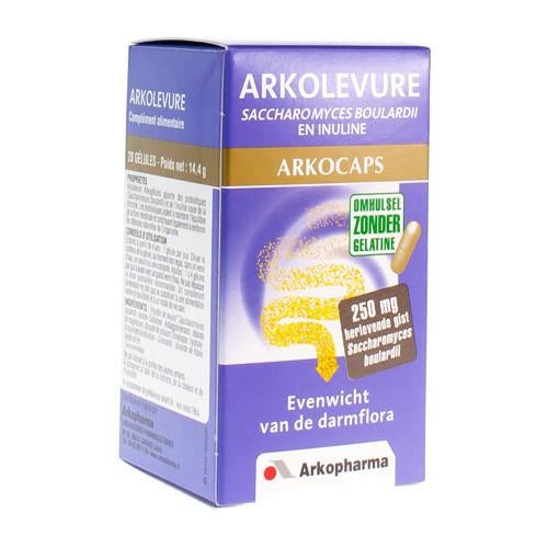 Arkocaps Arkolevure Capsules 28 - Arkopharma - InstaCosmetic