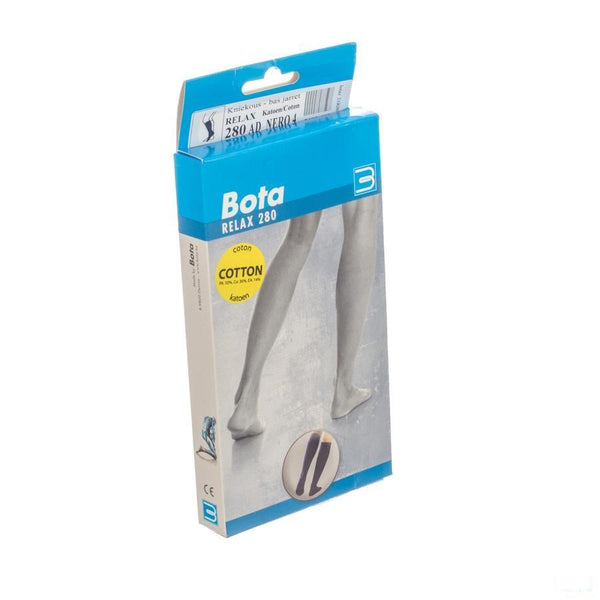 Bota Relax 280 Katoen Korte Kous Zwart N4 - Bota - InstaCosmetic