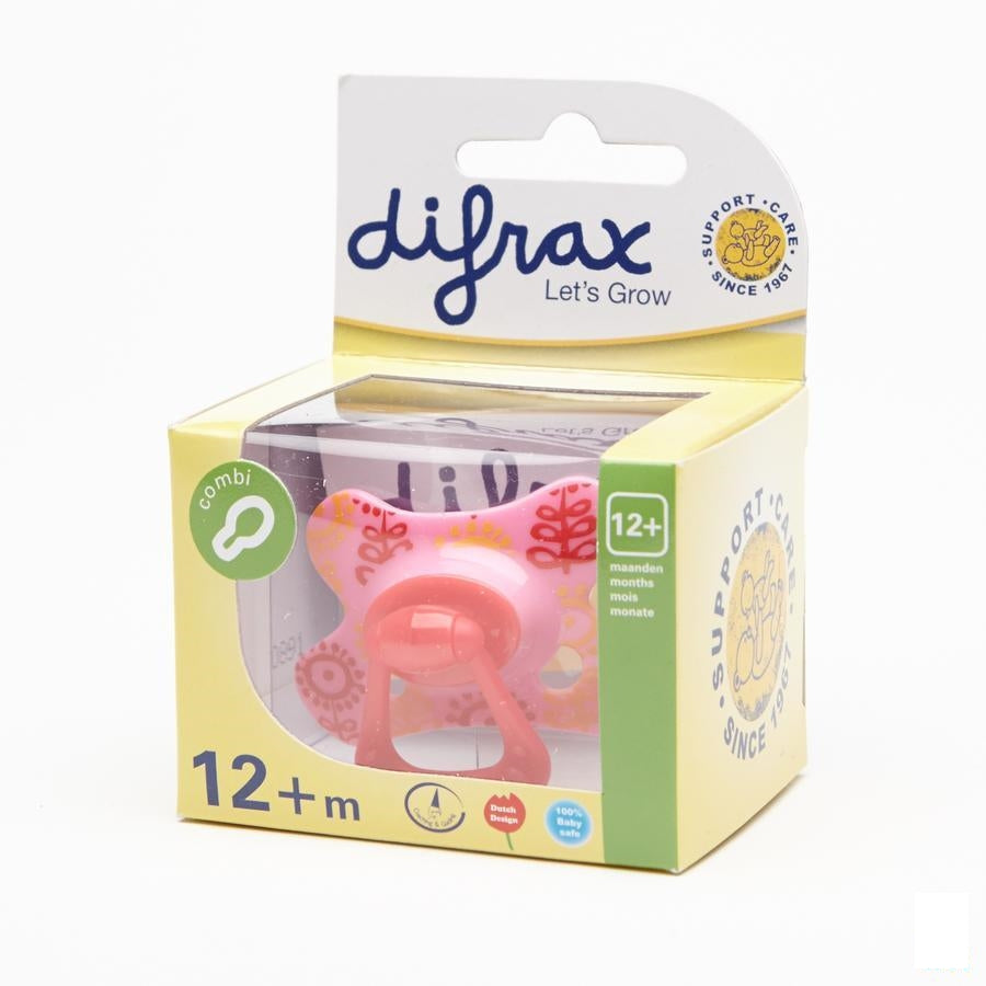 Difrax Fopspeen Combi Semi Filled +12m 804