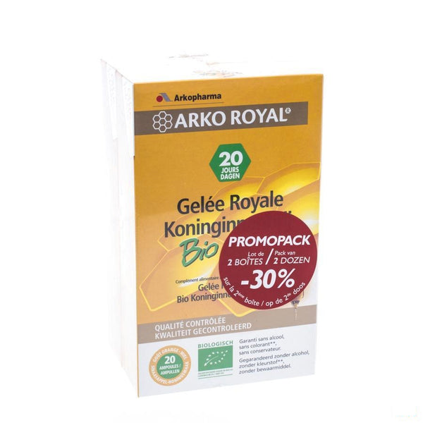 Arkoroyal Koninginnebrij Bio 1500mg Amp 20x15ml - Arkopharma - InstaCosmetic