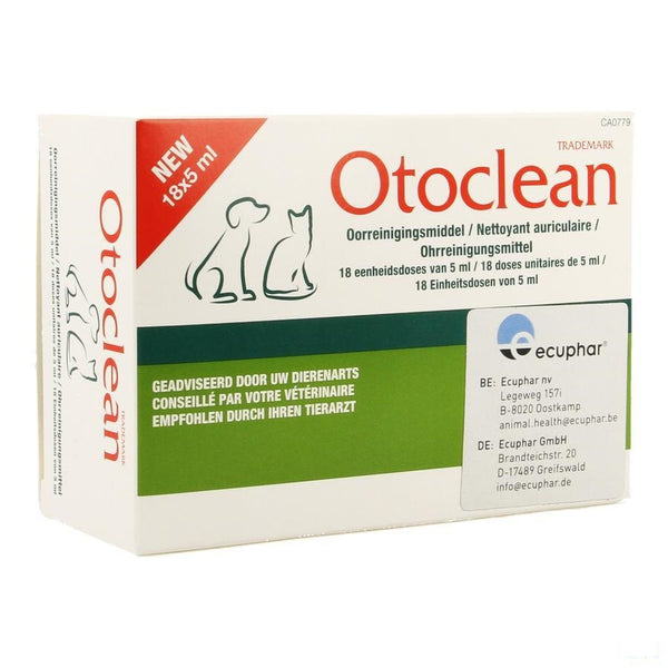 Otoclean Fl 18 X 5 Ml - Elanco Animal Health - InstaCosmetic