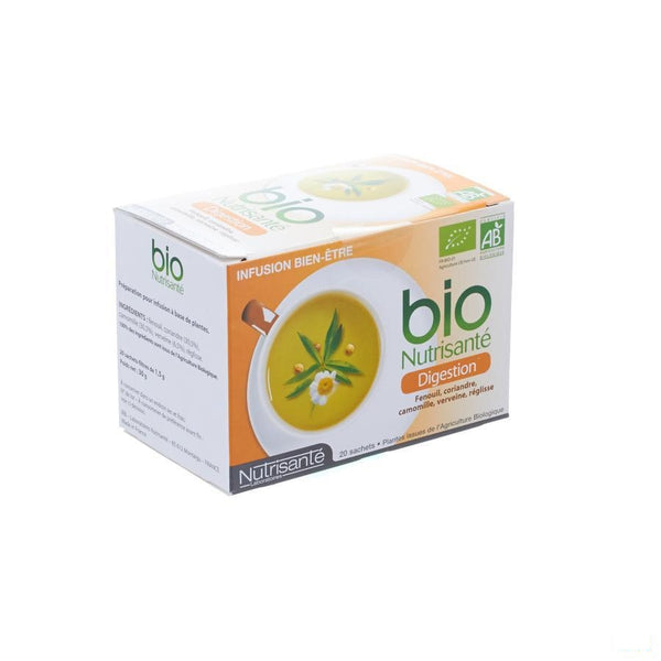 Infusie Bio Vertering Zakje 20 - Nutrisante - InstaCosmetic