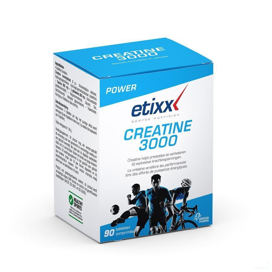 Etixx Creatine 1000 + Taurine Tabl 90