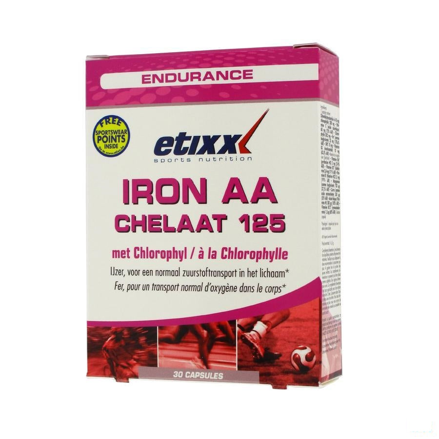 Etixx Iron Aa Chelaat 125 + Chlorophyl Tabl 30