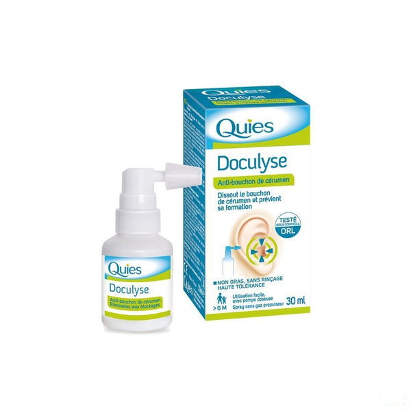 Quies Doculyse Ooroplossing Spray 30ml - Quies - InstaCosmetic