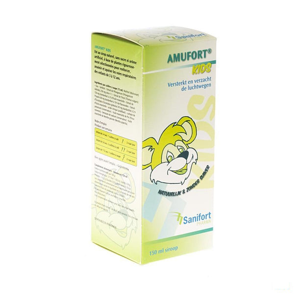 Amufort Kids Siroop Zonder Suiker 150ml - Sanifort - InstaCosmetic