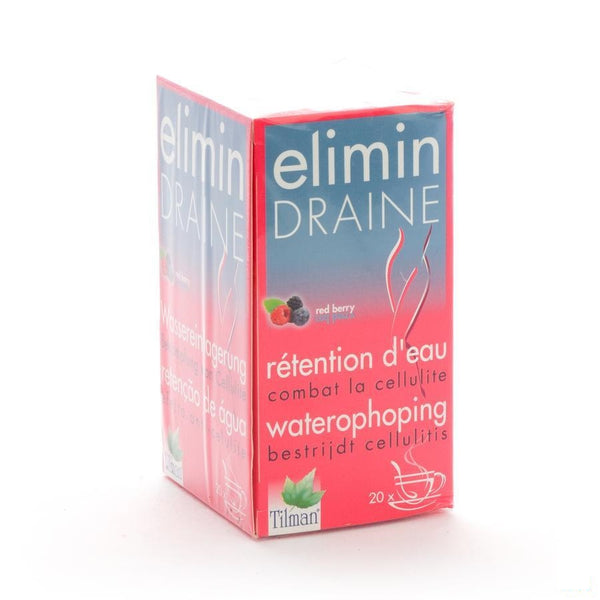 Elimin Draine Rode Vruchten Tea-bags 20 - Tilman - InstaCosmetic