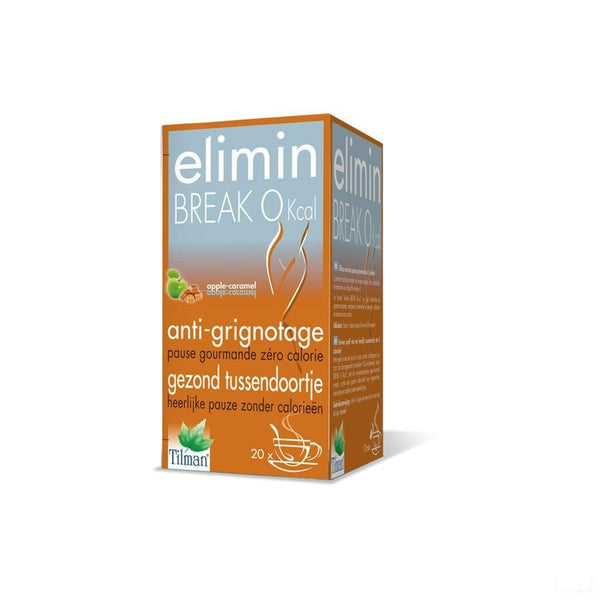 Elimin Break 0% Appel-karamel Tea-bags 20 - Tilman - InstaCosmetic