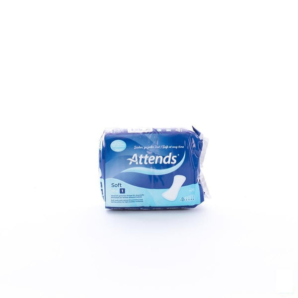 Attends Soft 1 Mini Inleg Anatom. 1x20 - Attends - InstaCosmetic