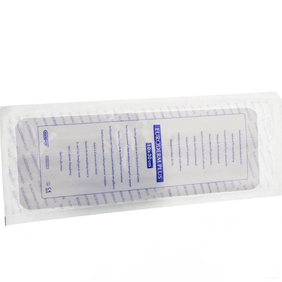 Euroderm Plus 10cmx30cm Pleister Steriel