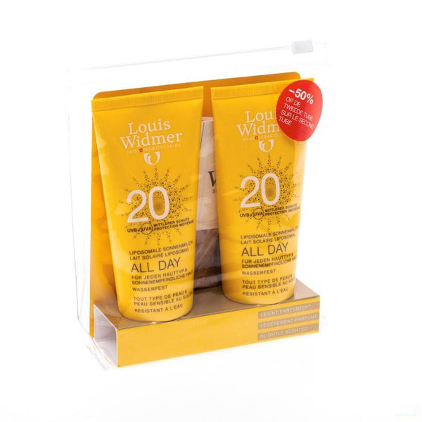 Widmer Sun All Day 20 Met Parfum 2x100 Ml - Louis Widmer - InstaCosmetic