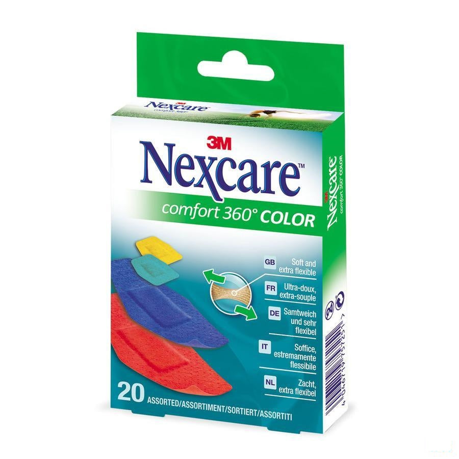Nexcare 3m Comfort Strip 360 Brights 20