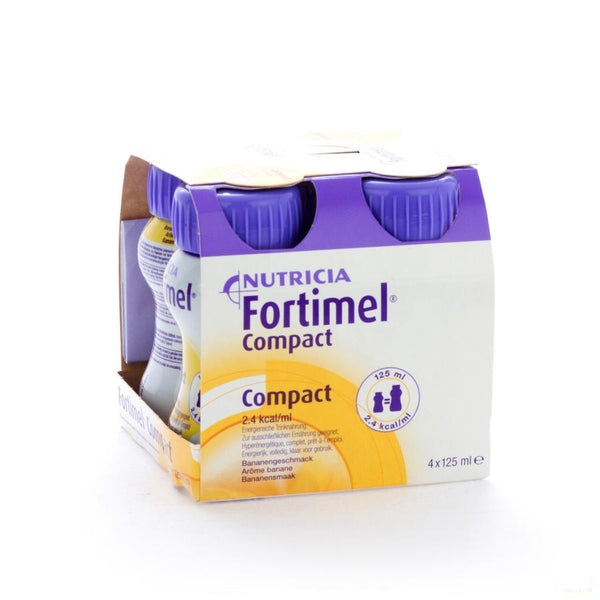 Fortimel Compact Banaan 4x125ml - Nutricia - InstaCosmetic