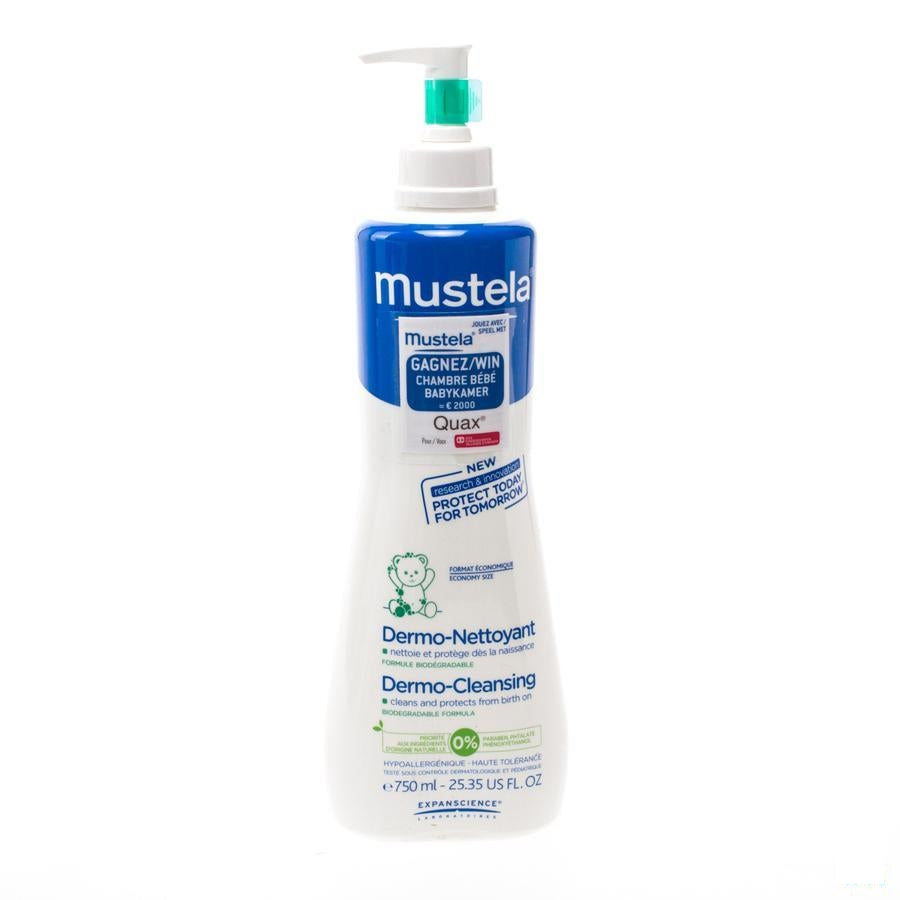 Mustela Bb Dermo Reiniger + Pomp 750ml