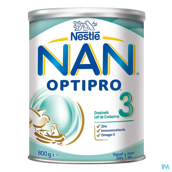 Nan Optipro 3 +1jaar Groeimelk Pdr 800g