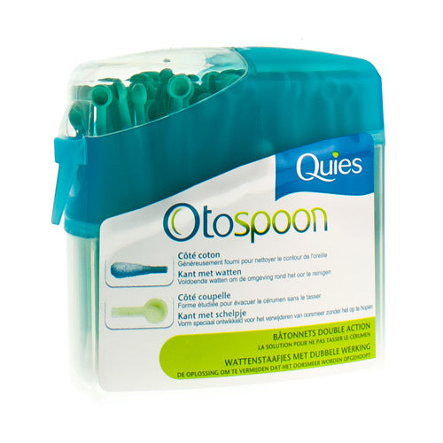 Quies Otospoon Wattestaafjes Dubbele Werking 100