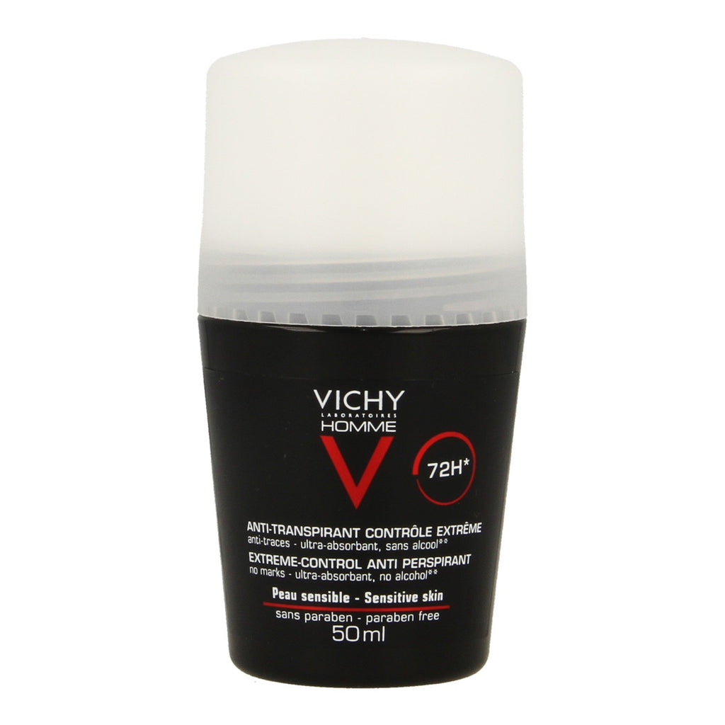 Vichy Homme Anti-transpirant deo 72u Roller Duo 2x50ml