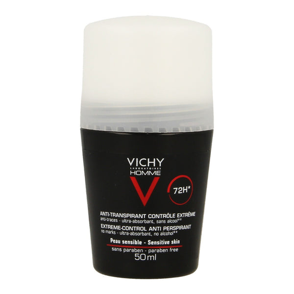 Vichy Homme Anti-transpirant deo 72u Roller Duo 2x50ml - Vichy - InstaCosmetic