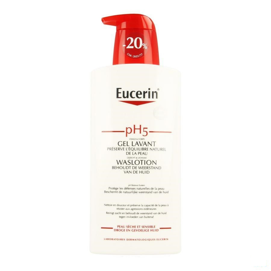 Eucerin Ph5 Waslotion + Pomp 400ml -20%