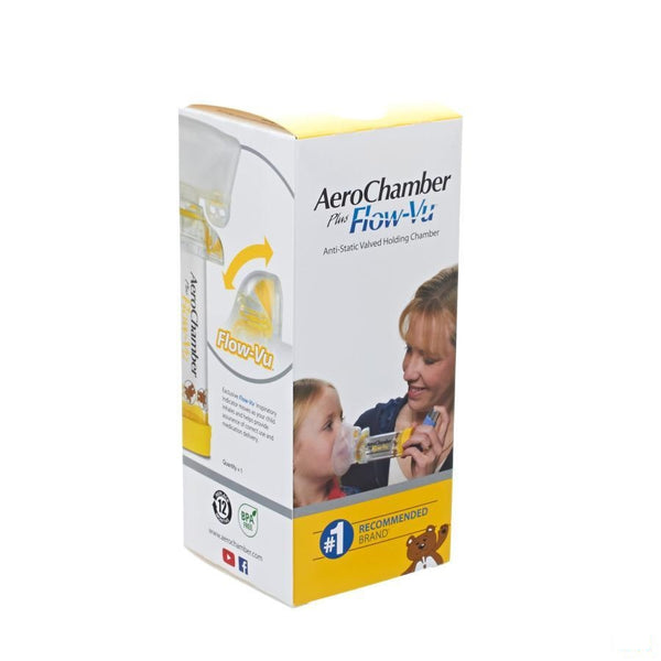 Aerochamber Plus A/static+flow-vu-mask Child - Hospithera - InstaCosmetic