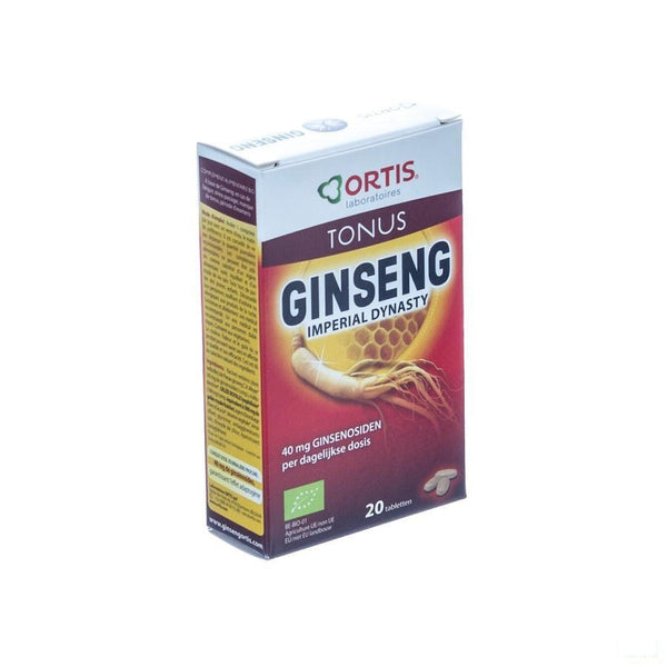 Ortis Ginseng Dynasty Imperial Bio Tabletten 2x10 - Ortis - InstaCosmetic
