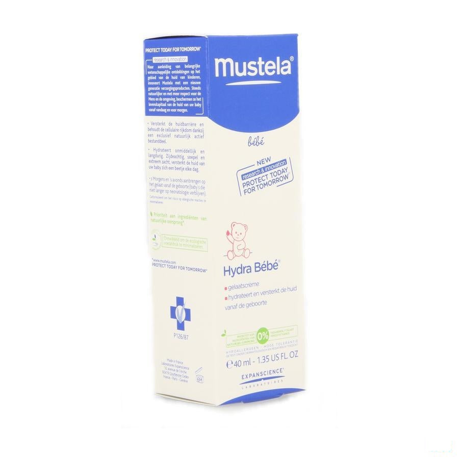 Mustela Bb Hydra Bb Creme Gelaat 40ml