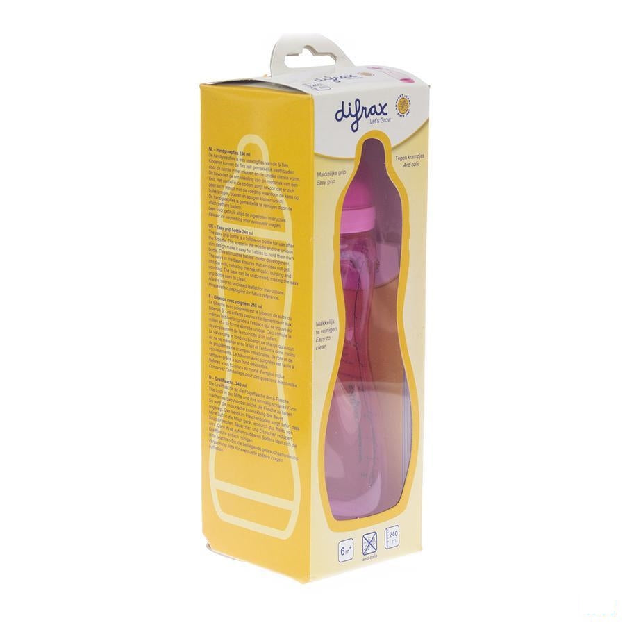 Difrax Handgreepfles Groot New 250ml 193