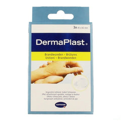 Dermaplast Pleister Brandwond. 4,5x6,5cm 3 5362411