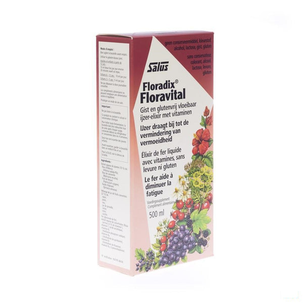 Salus Floravital 500ml - Ocebio - InstaCosmetic