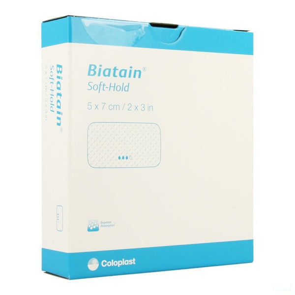Biatain Soft Hold Schuimverb 5,0x 7,0cm 5 3473 - Coloplast Belgium - InstaCosmetic