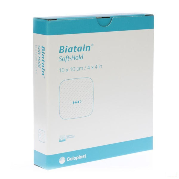 Biatain Soft Hold Schuimverb 10,0x10,0cm 5 3470 - Coloplast Belgium - InstaCosmetic