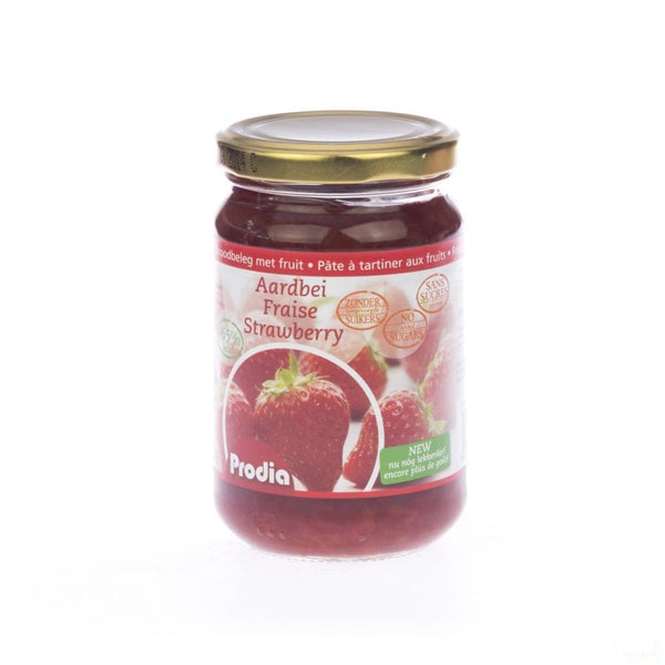 Prodia Broodbeleg Aardbei + Maltitol 300g - Revogan - InstaCosmetic