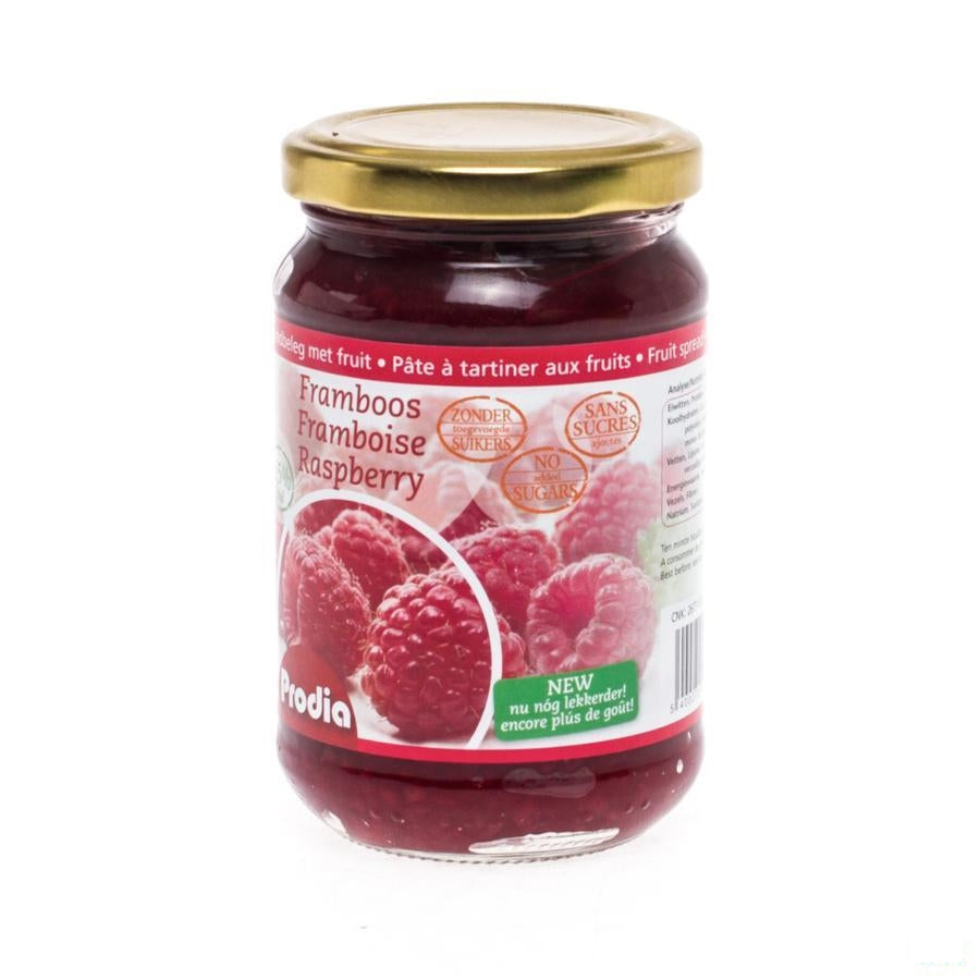 Prodia Broodbeleg Framboos + Maltitol 300g 6190