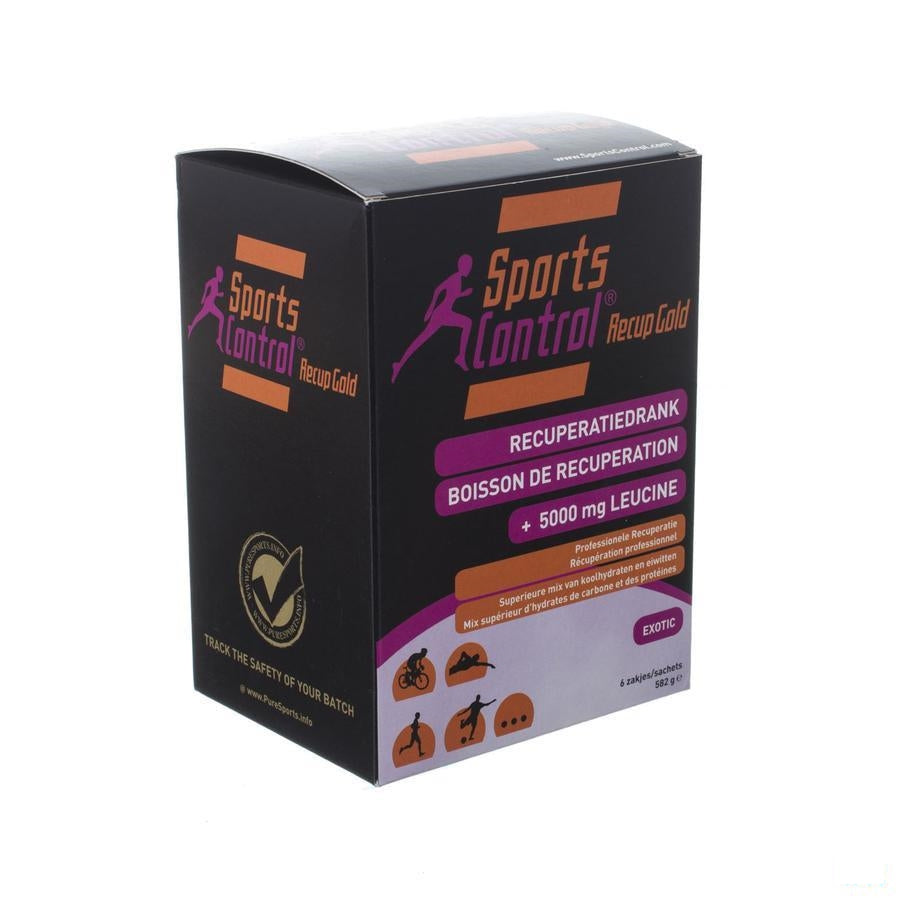 Sportscontrol Recup Gold Pdr Zakje 6x97,0g