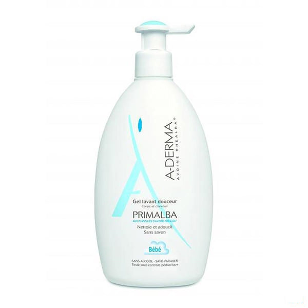 Aderma Primalba Wasgel Haar-lichaam Baby 500ml - Aderma - InstaCosmetic
