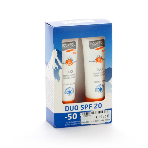 Bodysol Ski Adults Ip20 Promo 2x20ml - Omega Pharma - InstaCosmetic