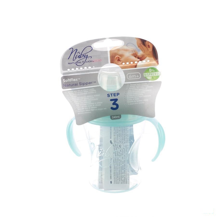 Nuby Nt Beker Polypropyl. Groen 240ml 69002