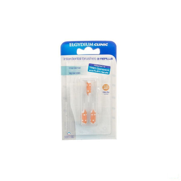 Elgydium Clinic Refill Flex Orange Interd.borstel3 - Pierre Fabre - InstaCosmetic