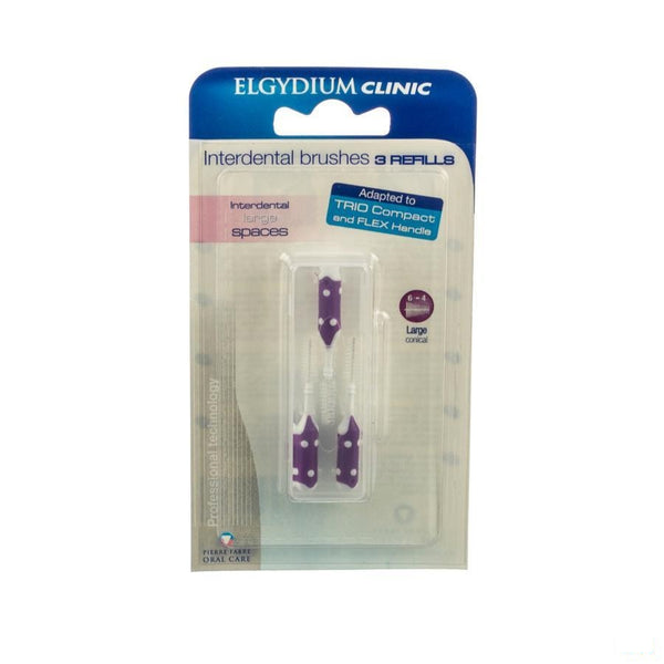Elgydium Clinic Refill Flex Purple Interd.borstel3 - Pierre Fabre - InstaCosmetic