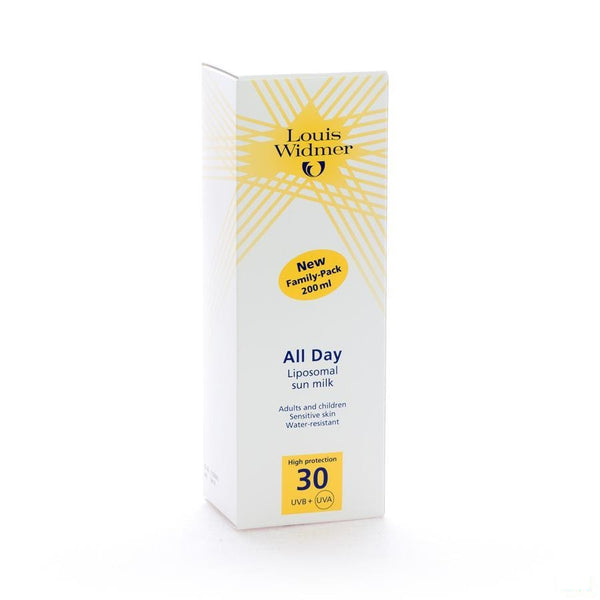 Widmer Sun All Day SPF30 Met Parfum 200 Ml - Louis Widmer - InstaCosmetic