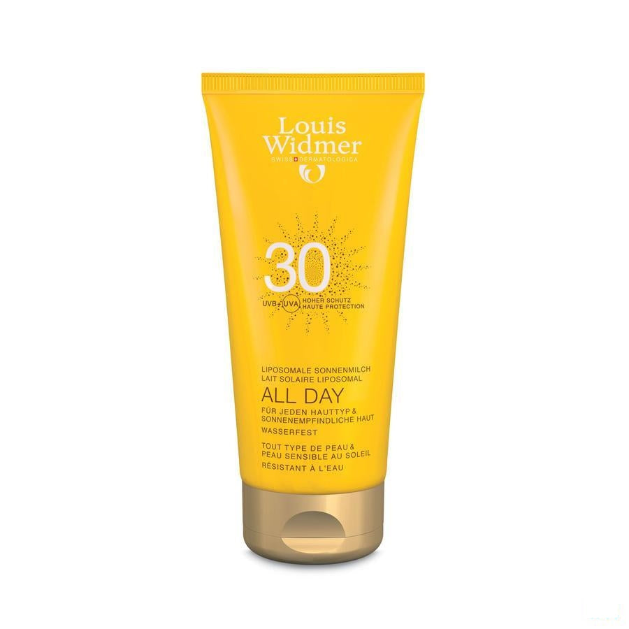 Louis Widmer Sun All Day Zonnemelk SPF30 Zonder Parfum 200ml